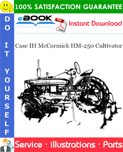 Thumbnail ☆☆ Best ☆☆ Case IH McCormick HM-250 Cultivator Parts Manual