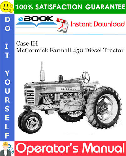 Thumbnail ☆☆ Best ☆☆ Case IH McCormick Farmall 450 Diesel Tractor Operators Manual