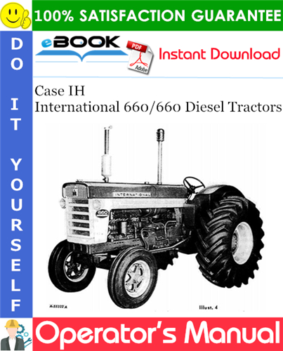 Thumbnail ☆☆ Best ☆☆ Case IH International 660/660 Diesel Tractors Operators Manual