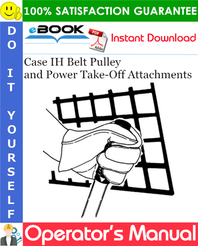 Thumbnail ☆☆ Best ☆☆ Case IH Belt Pulley and Power Take-Off Attachments Operators Manual (for McCormick Farmall Cub and International Cub and Cub Lo-Boy Tractors)