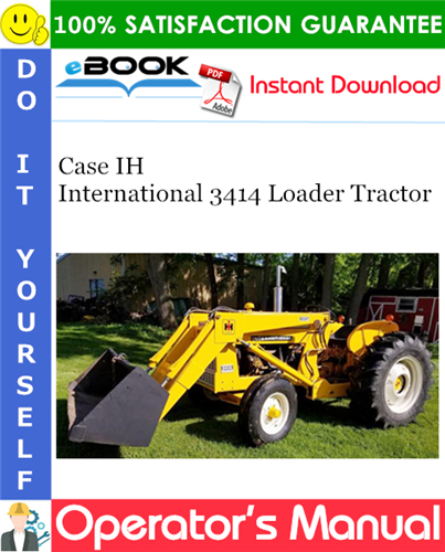 Thumbnail ☆☆ Best ☆☆ Case IH International 3414 Loader Tractor Operators Manual