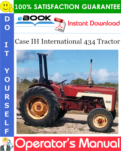 Thumbnail ☆☆ Best ☆☆ Case IH International 434 Tractor Operators Manual