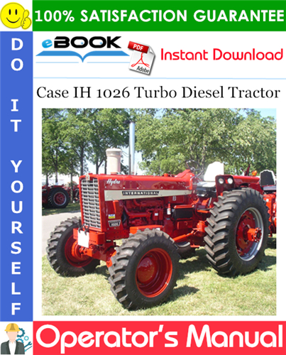 Thumbnail ☆☆ Best ☆☆ Case IH 1026 Turbo Diesel Tractor Operators Manual
