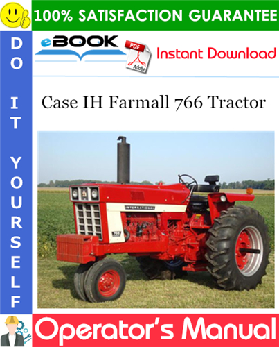 Thumbnail ☆☆ Best ☆☆ Case IH Farmall 766 Tractor Operators Manual