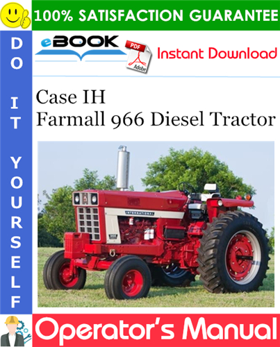 Thumbnail ☆☆ Best ☆☆ Case IH Farmall 966 Diesel Tractor Operators Manual