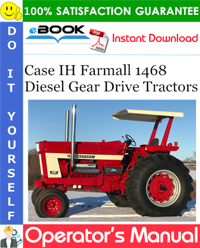 Thumbnail ☆☆ Best ☆☆ Case IH Farmall 1468 Diesel Gear Drive Tractors Operators Manual