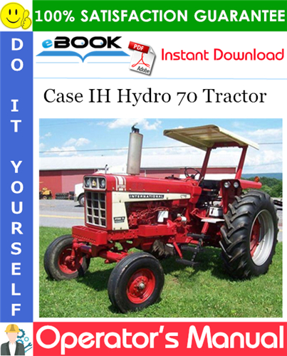 Thumbnail ☆☆ Best ☆☆ Case IH Hydro 70 Tractor Operators Manual