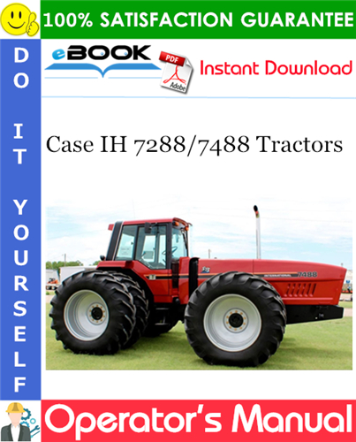 Thumbnail ☆☆ Best ☆☆ Case IH 7288/7488 Tractors Operators Manual
