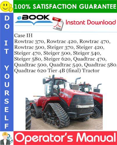 Thumbnail ☆☆ Best ☆☆ Case IH Rowtrac 370, Rowtrac 420, Rowtrac 470, Rowtrac 500, Steiger 370, Steiger 420, Steiger 470, Steiger 500, Steiger 540, Steiger 580, Steiger 620, Quadtrac 4