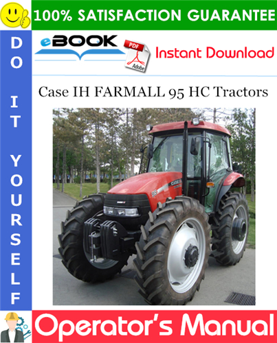 Thumbnail ☆☆ Best ☆☆ Case IH FARMALL 95 HC Tractors Operators Manual