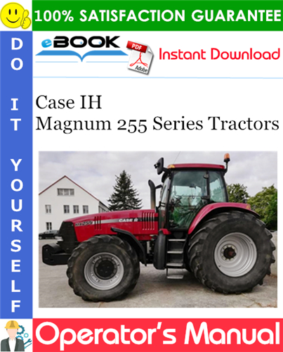 Thumbnail ☆☆ Best ☆☆ Case IH Magnum 255 Series Tractors Operators Manual