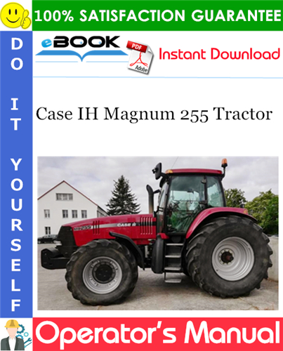 Thumbnail ☆☆ Best ☆☆ Case IH Magnum 255 Tractor Operators Manual