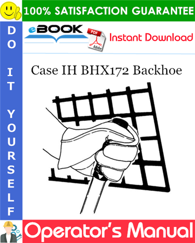 Thumbnail ☆☆ Best ☆☆ Case IH BHX172 Backhoe Operators Manual