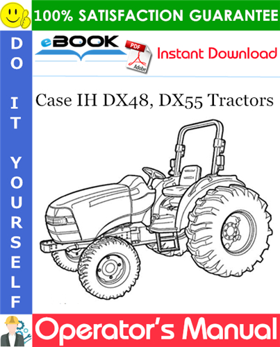 Thumbnail ☆☆ Best ☆☆ Case IH DX48, DX55 Tractors Operators Manual