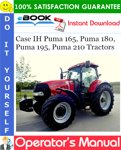 Thumbnail ☆☆ Best ☆☆ Case IH Puma 165, Puma 180, Puma 195, Puma 210 Tractors Operators Manual Thumbnail ☆☆ Best ☆☆ Case IH Puma 165, Puma 180, Puma 195, Puma 210 Tractors Operators Manual