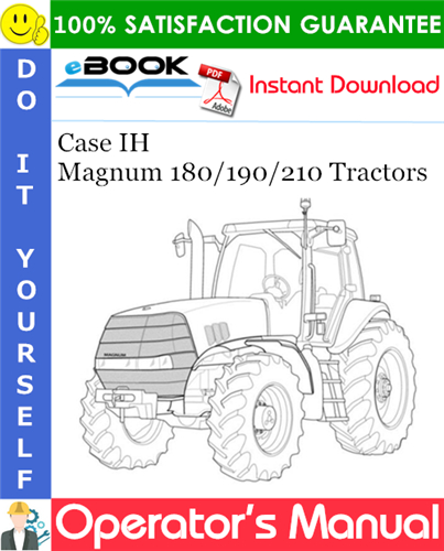 Thumbnail ☆☆ Best ☆☆ Case IH Magnum 180/190/210 Tractors Operators Manual