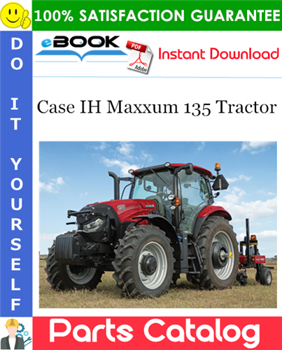 Thumbnail ☆☆ Best ☆☆ Case IH Maxxum 135 Tractor Parts Catalog Manual - Made In Brazil