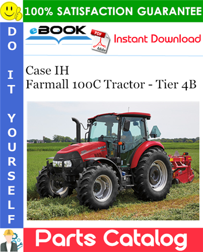 Thumbnail ☆☆ Best ☆☆ Case IH Farmall 100C Tractor - Tier 4B Parts Catalog Manual