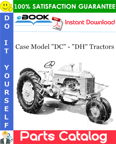 Thumbnail ☆☆ Best ☆☆ Case Model DC - DH Tractors Parts Catalog Manual