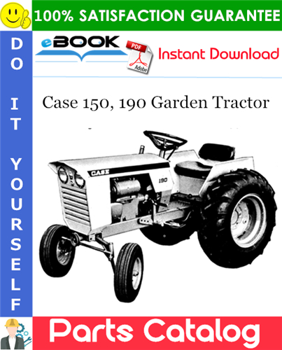 Thumbnail ☆☆ Best ☆☆ Case 150, 190 Garden Tractor Parts Catalog Manual