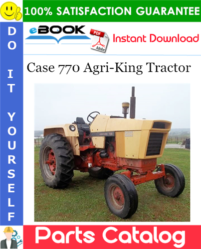 Thumbnail ☆☆ Best ☆☆ Case 770 Agri-King Tractor Parts Catalog Manual