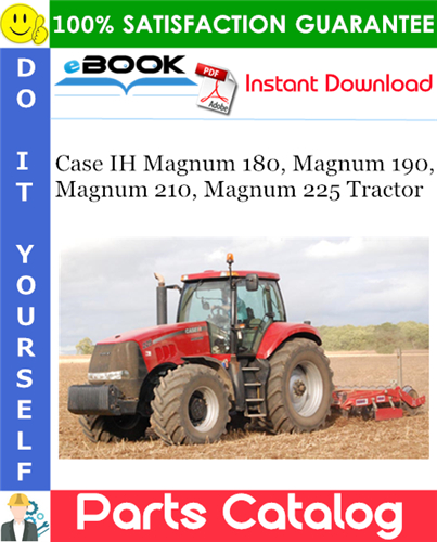 Thumbnail ☆☆ Best ☆☆ Case IH Magnum 180, Magnum 190, Magnum 210, Magnum 225 Tractor Parts Catalog Manual
