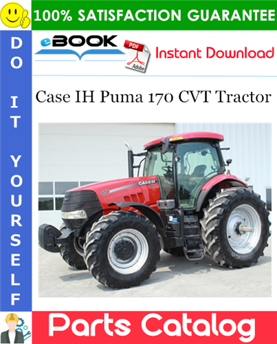 Thumbnail ☆☆ Best ☆☆ Case IH Puma 170 CVT Tractor Parts Catalog Manual