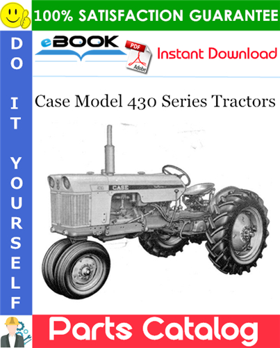 Thumbnail ☆☆ Best ☆☆ Case Model 430 Series Tractors Parts Catalog Manual