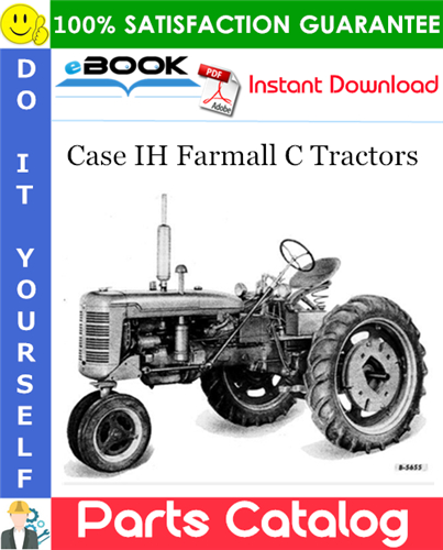 Thumbnail ☆☆ Best ☆☆ Case IH Farmall C Tractors Parts Catalog Manual