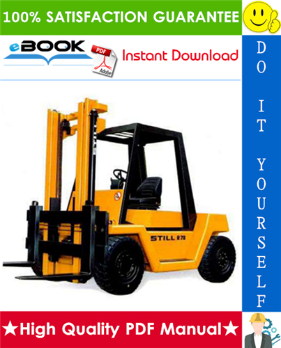 Thumbnail ☆☆ Best ☆☆ Still R70-60, R70-70, R70-80 Diesel Fork Truck Service Repair Manual