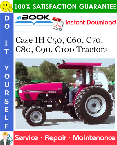 Thumbnail ☆☆ Best ☆☆ Case IH C50, C60, C70, C80, C90, C100 Tractors Service Repair Manual
