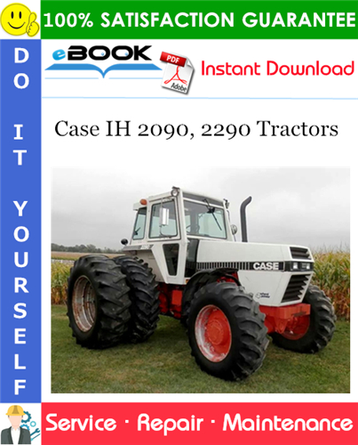 Thumbnail ☆☆ Best ☆☆ Case IH 2090, 2290 Tractors Service Repair Manual