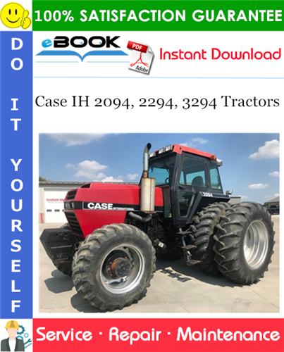 Thumbnail ☆☆ Best ☆☆ Case IH 2094, 2294, 3294 Tractors Service Repair Manual