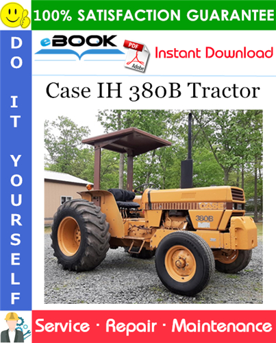 Thumbnail ☆☆ Best ☆☆ Case IH 380B Tractor Service Repair Manual