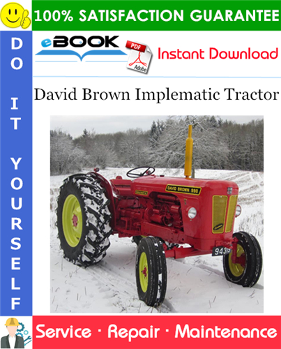 Thumbnail ☆☆ Best ☆☆ David Brown Implematic Tractor Service Repair Manual