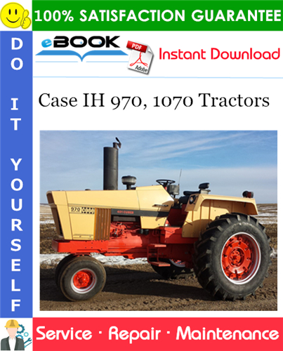 Thumbnail ☆☆ Best ☆☆ Case IH 970, 1070 Tractors Service Repair Manual