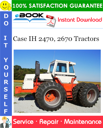 Thumbnail ☆☆ Best ☆☆ Case IH 2470, 2670 Tractors Service Repair Manual