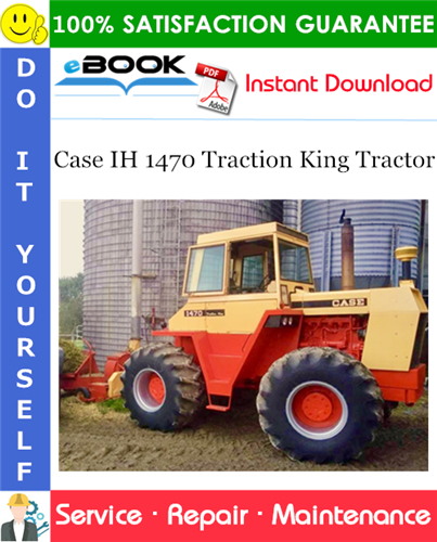 Thumbnail ☆☆ Best ☆☆ Case IH 1470 Traction King Tractor Service Repair Manual