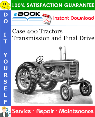 Thumbnail ☆☆ Best ☆☆ Case 400 Tractors Transmission and Final Drive Service Repair Manual