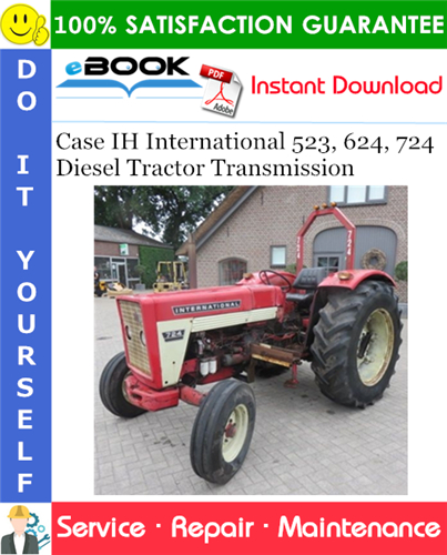 Thumbnail ☆☆ Best ☆☆ Case IH International 523, 624, 724 Diesel Tractor Transmission Service Repair Manual