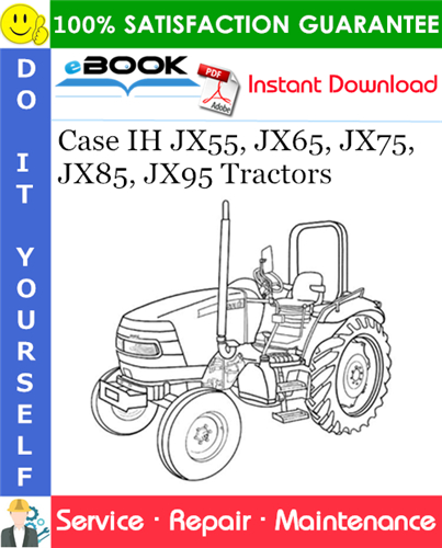 Thumbnail ☆☆ Best ☆☆ Case IH JX55, JX65, JX75, JX85, JX95 Tractors Service Repair Manual