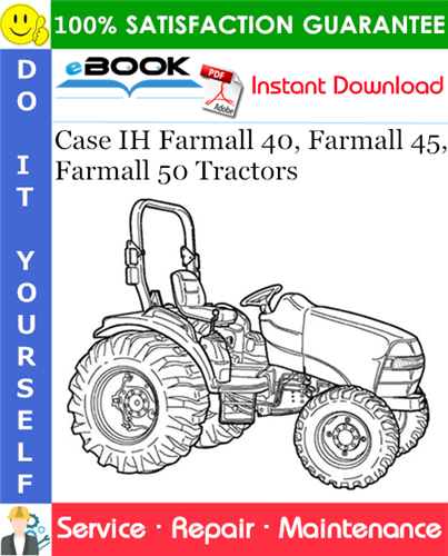 Thumbnail ☆☆ Best ☆☆ Case IH Farmall 40, Farmall 45, Farmall 50 Tractors Service Repair Manual