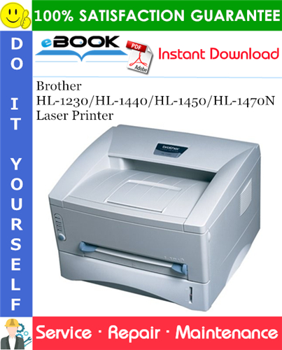 Thumbnail ☆☆ Best ☆☆ Brother HL-1230/HL-1440/HL-1450/HL-1470N Laser Printer Service Repair Manual
