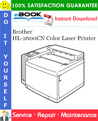 Thumbnail ☆☆ Best ☆☆ Brother HL-2600CN Color Laser Printer Service Repair Manual