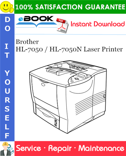 Thumbnail ☆☆ Best ☆☆ Brother HL-7050 / HL-7050N Laser Printer Service Repair Manual