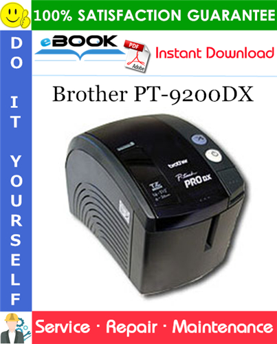 Thumbnail ☆☆ Best ☆☆ Brother PT-9200DX Service Repair Manual