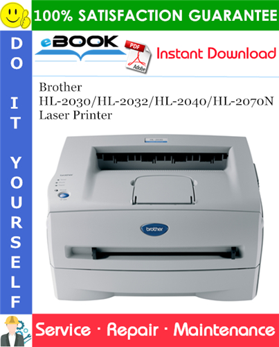 Thumbnail ☆☆ Best ☆☆ Brother HL-2030/HL-2032/HL-2040/HL-2070N Laser Printer Service Repair Manual