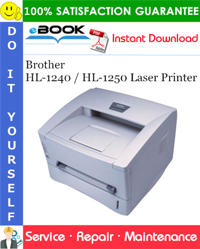 Thumbnail ☆☆ Best ☆☆ Brother HL-1240 / HL-1250 Laser Printer Service Repair Manual Thumbnail ☆☆ Best ☆☆ Brother HL-1240 / HL-1250 Laser Printer Service Repair Manual