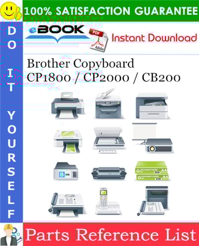 Thumbnail ☆☆ Best ☆☆ Brother Copyboard CP1800 / CP2000 / CB200 Parts Reference List Thumbnail ☆☆ Best ☆☆ Brother Copyboard CP1800 / CP2000 / CB200 Parts Reference List