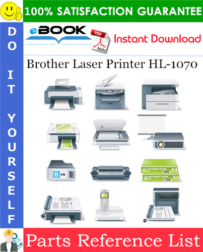 Thumbnail ☆☆ Best ☆☆ Brother Laser Printer HL-1070 Parts Reference List